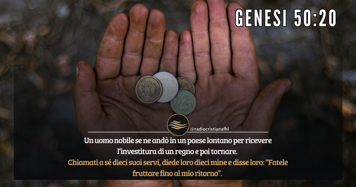 Non sotterrare i tuoi talenti.