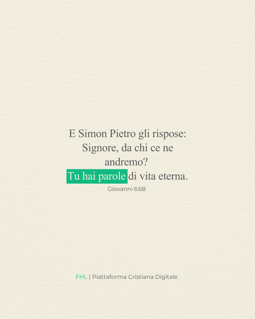 Giovanni 6:60-71