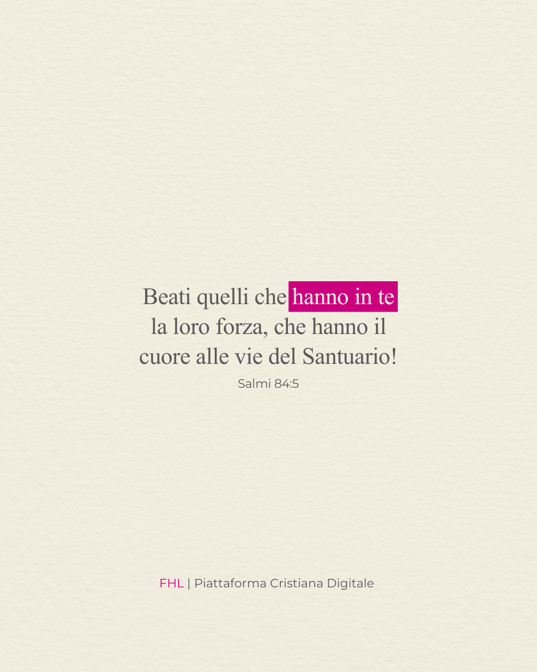 Salmi 84:1-12