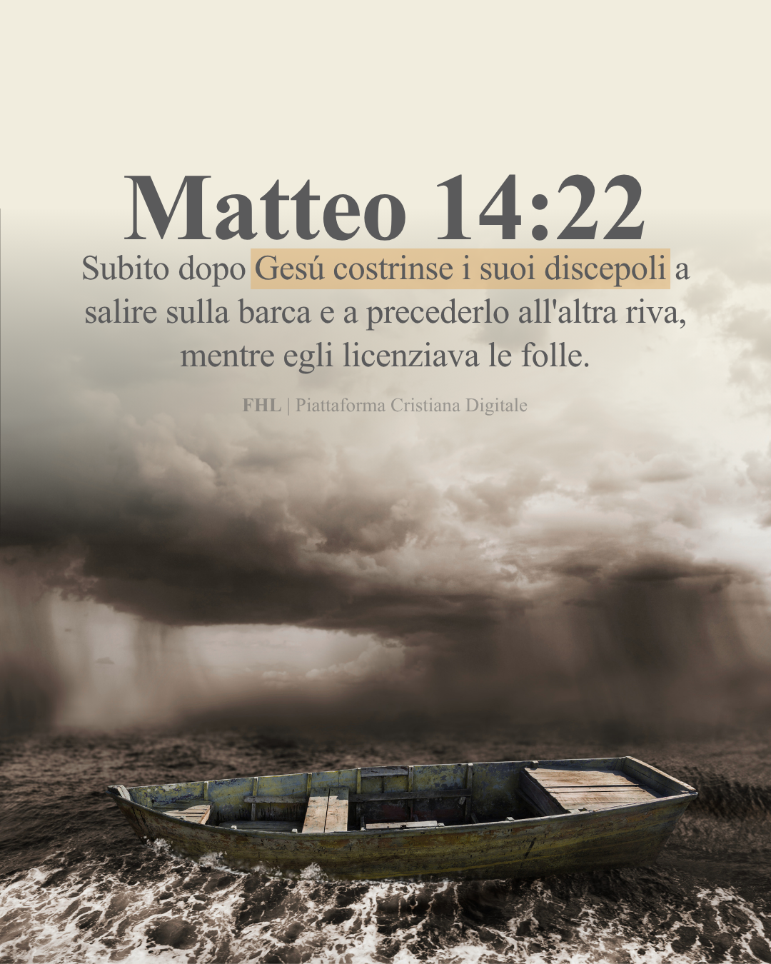 Matteo 14:22-36